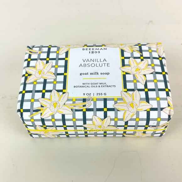 Beekman 1802 Vanilla Absolute Goat Milk Soap 9oz Bar - Picture 1 of 3